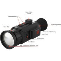 ATN ThOR 6 Mini 384 Thermal Scope 3.5-28x, 384X288Sensor Black w/Wi-Fi & Recording