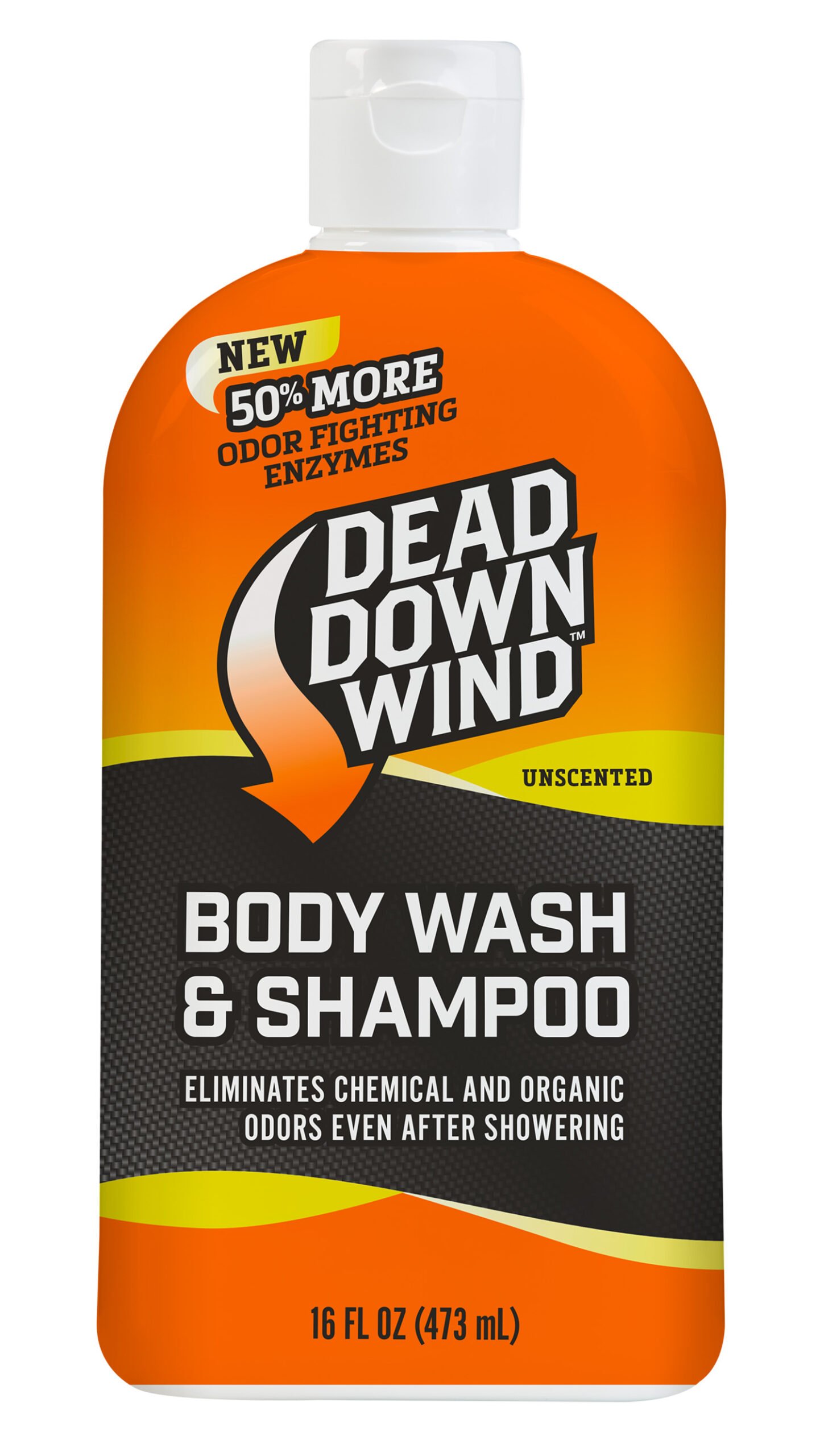 Dead Down Wind 121618 Shampoo/Body Wash Odor Eliminator Unscented Scent 16 oz