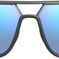 LEU 186748 BRIDGER    MATTE BLACK     BLUE MIRROR