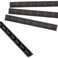 Ergo 4332BK WedgeLok Slot Cover  Black Rubber, 4 Slot Low Profile w/Aggressive Texture 4 Per Pack