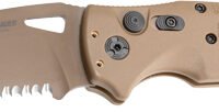 HOGUE K320A M17 3.5" AUTO FLDR - DROP POINT BLADE POLY TAN