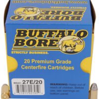 Buffalo Bore Ammunition 27E20 Standard Pressure Strictly Business 380ACP 100gr Hard Cast Flat Nose 20 Per Box/12 Case
