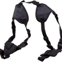 Bulldog WSHD20 Deluxe Shoulder Harness Black Nylon Harness Fits Ruger LCP/Glock 42/2-3" Barrel Ambidextrous