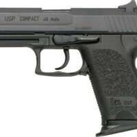 HK USP45 COMPACT V7 DAO 45ACP - 3.94" BBL 2-8RD BLACK