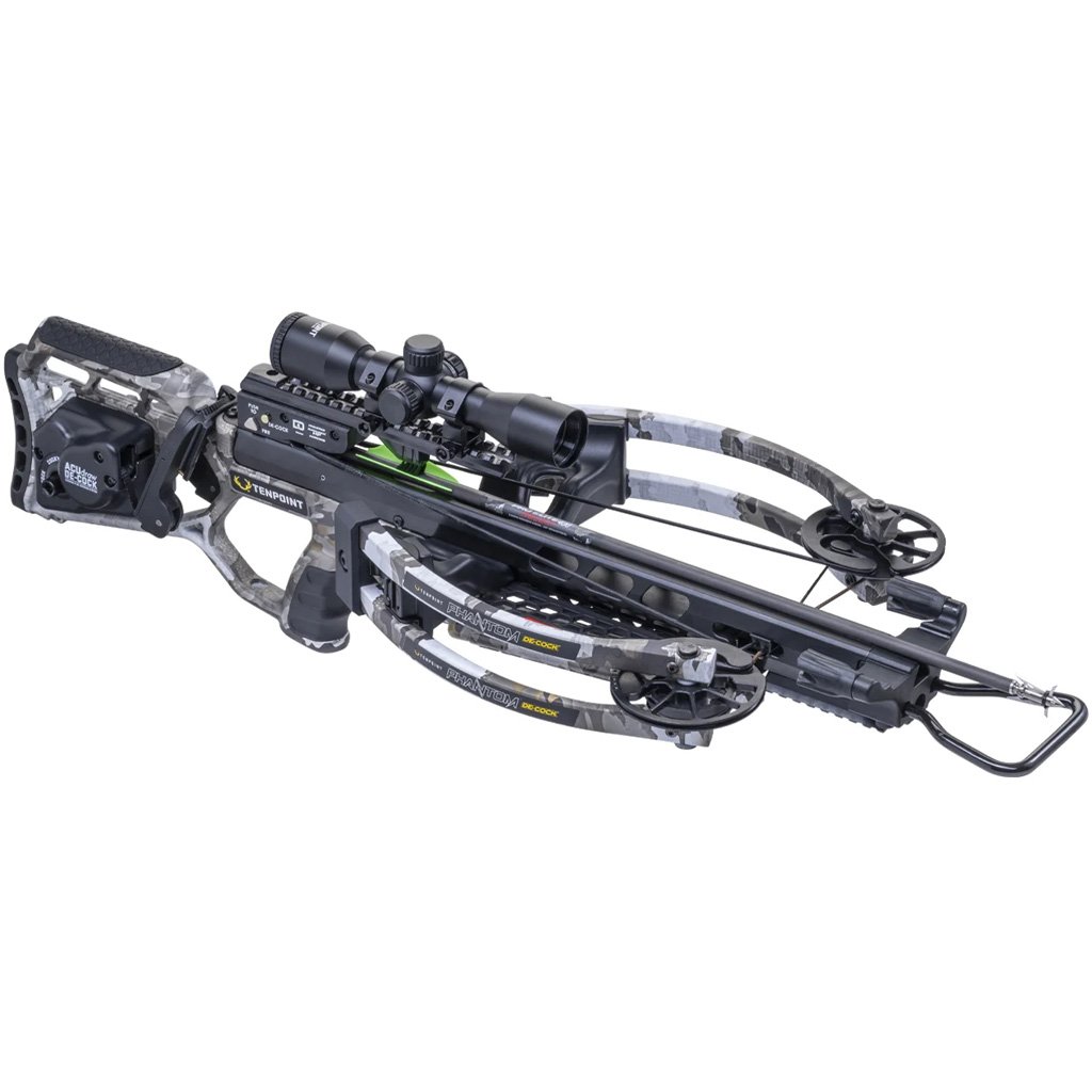 TenPoint Phantom Decock Crossbow Package ACUdraw De-Cock ProView 400 Scope Vektra Camo
