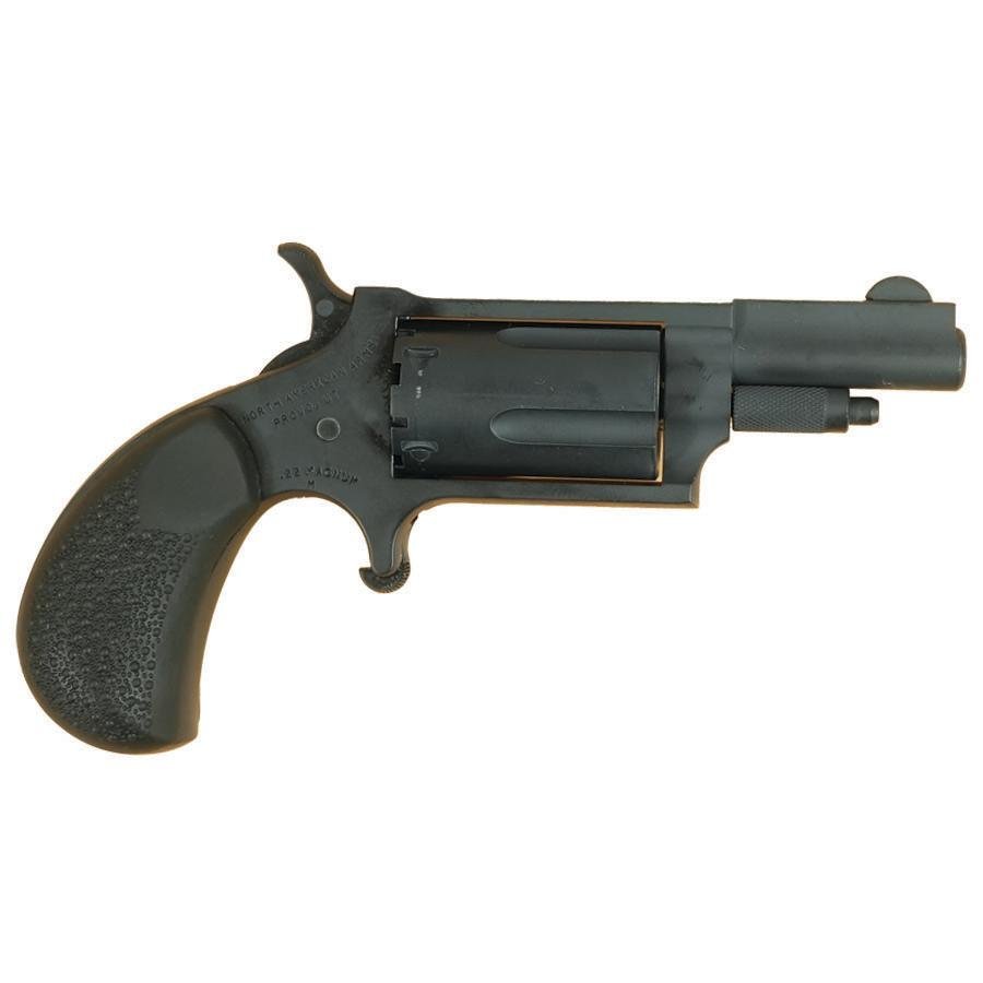 NAA 22M Mini Revolver Handgun .22 Magnum 5rd Capacity 1.625" Barrel Grey Cerakote with Cobblestone Grips