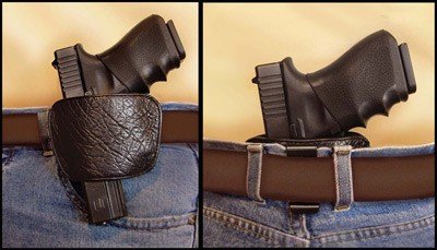 PSP BELT SLIDE HOLSTER BLACK - SMALL & MED AUTOS IWB OR OWB - Image 2
