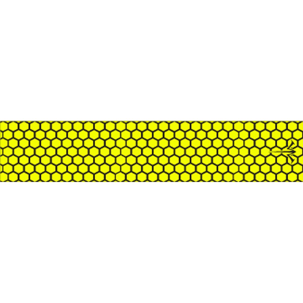 White Water Archery Honeycomb Fade Arrow Wraps Open Flo Yellow 5 in. x 1.125 in. 15 pk.