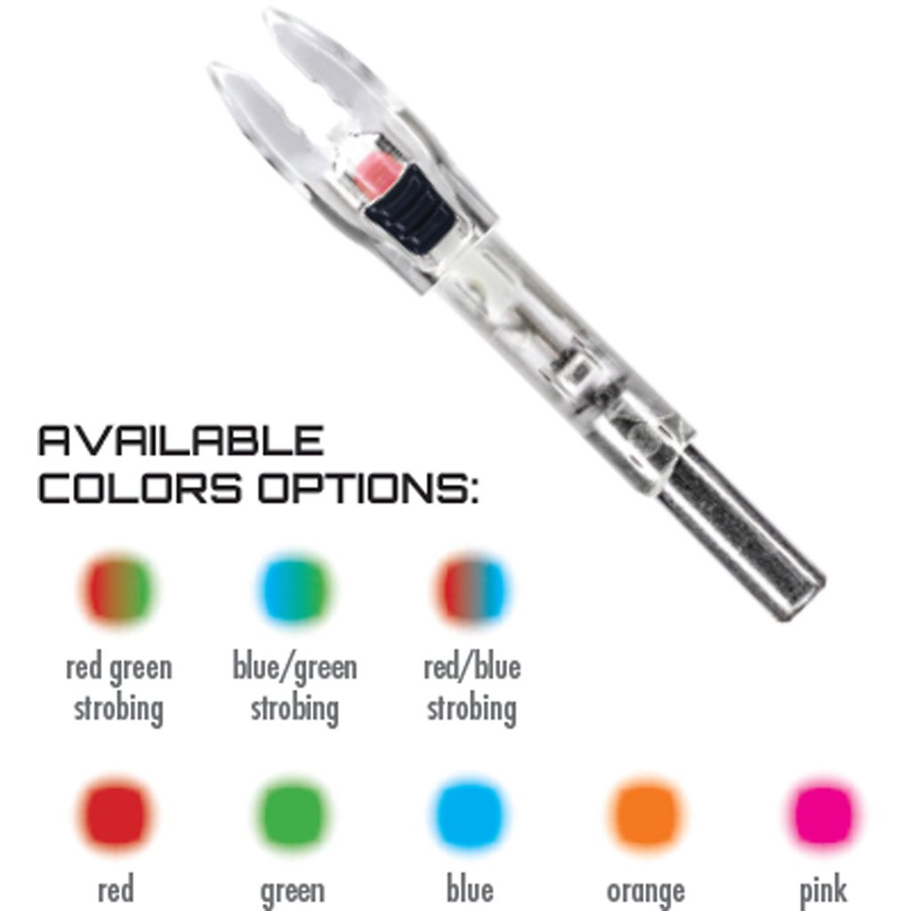 Nockturnal G Nock Shift Lighted Nocks Strobing Red/Green 3 pk. - Image 2