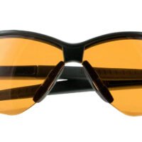 Walker's GWPSGLAMB Sport Glasses Crosshair Adult Amber Lens Polycarbonate Black Frame