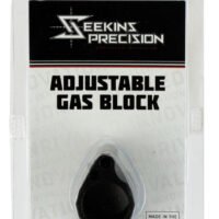 Seekins Precision 0011510031 Low Profile Adjustable Gas Block 1.37" x .94" Black Melonite