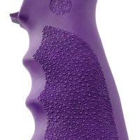 Hogue 15006 OverMolded Grip Cobblestone Purple Rubber with Finger Grooves for AR-15, M16