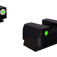 Rival Arms RA1B231G Night Sights for G17/G19  Green Tritium White Outline Front Sight-Green Tritium Black Outline Rear Sight