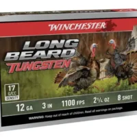 WINCHESTER 12 GA 3"  #8 LONG BEARD TS17 2-1/4 OZ 5RD/BX 10BX/CS