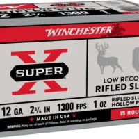 WINCHESTER 12 GA 2-3/4" SUPER-X 15-PACK LOW RECOIL 1 OZ 15RD/BX 10BX/CS