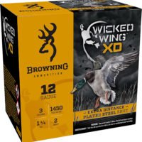 Browning Ammo B193411232 Wicked Wing XD  12Gauge 3" 1 1/4oz 2Shot 25 Per Box/10 Case