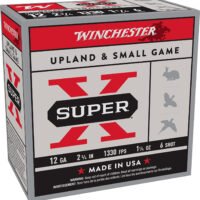 Winchester Ammo X126 Super X Game Load High Brass 12Gauge 2.75" 1 1/4oz 6Shot 25 Per Box/10 Case