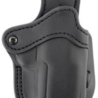 1791 Gunleather ORPDH24SBLR BH2.4 Optic Ready OWB 2.4 Stealth Black Leather Paddle Fits Walther PPQ/Sig P320/Springfield XD-M