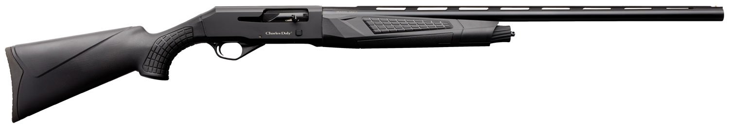 Charles Daly 930204 601 12 Gauge 4+1 3" 28" Vent Rib Blued Barrel, Black Anodized Aluminum Receiver, Black Synthetic Stock, Includes 5 Choke Tubes