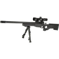 Keystone Crickett Precision Rifle Package 22 lr 16.1 in. Black w/Carbon Brrl, Scope, Bi-Pod