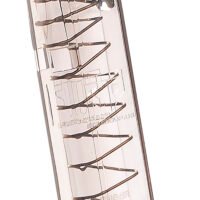 ETS Group GLK43X Pistol Mags  10rd 9mm Luger Compatible w/ Glock 43X/48 Clear Polymer