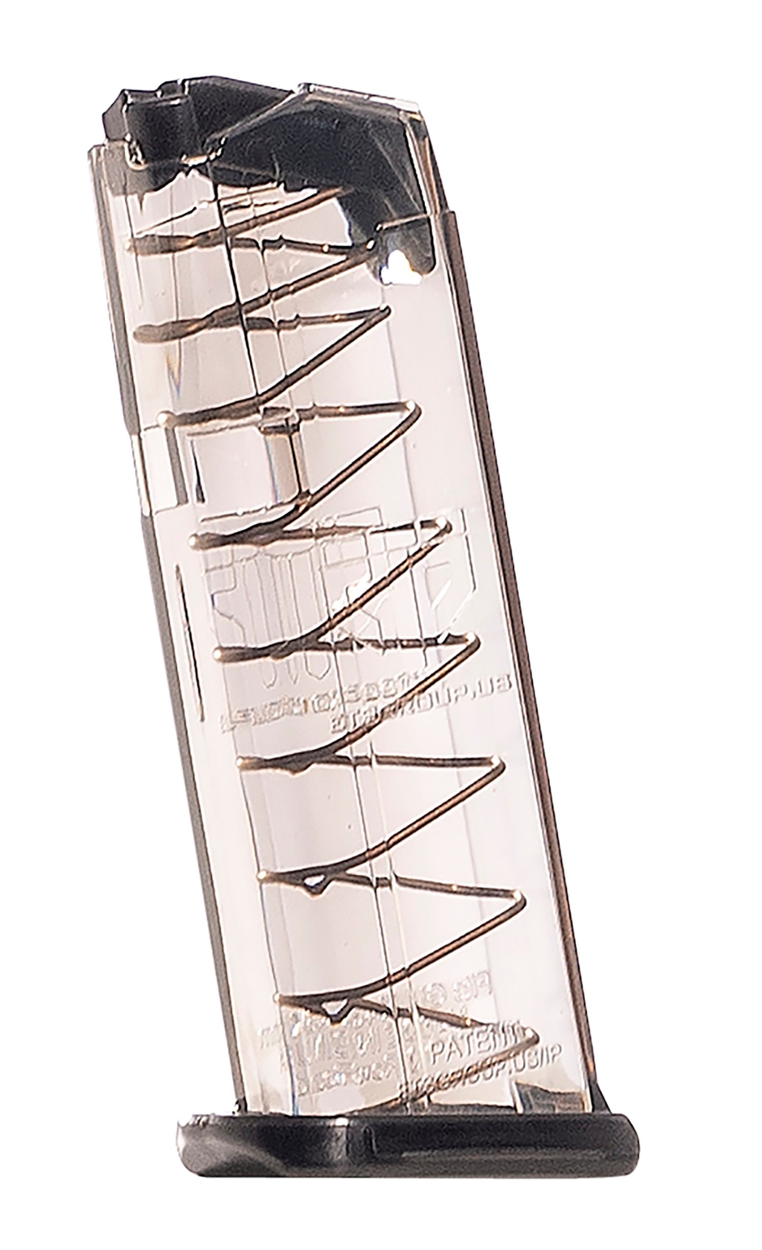 ETS Group GLK43X Pistol Mags 10rd 9mm Luger Compatible w/ Glock 43X/48 Clear Polymer