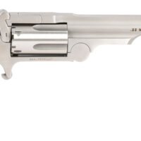 North American Arms 22MCR4 Ranger II 22 LR/22 WMR 5 Shot 4" Stainless Steel Barrel, Stainless Steel Frame, Stainless Cylinder, Rosewood Boot Grip, Exposed Hammer, Extra Cylinder