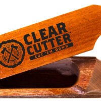 Primos PS244 Clear Cutter  Box Call Turkey Hen Sounds Attracts Turkeys Brown Mahogany/Walnut