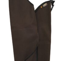 Boyt Harness 9001BRRR Rattlers Chaps 1000D Nylon Brown Regular 26" Adjustable Straps