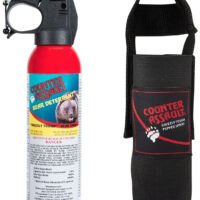 Counter Assault 15067025 Bear Spray  Capsaicin Range 32 ft-7 Seconds 8.10 oz Includes Holster