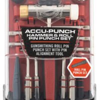 Real Avid AVHPS-RP Accu-Punch Hammer & Roll Pin Punch Set Black/Red Steel Rubber Handle