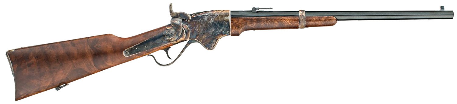 Chiappa Firearms 920084 1860 Spencer Carbine 45 Colt (LC) 7+1, 20" Blued Color Case Hardened, Steel Oiled Walnut, Right Hand