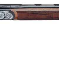 Rizzini USA 510128 Artemis Field Full Size 28 Gauge Break Open 3" 2rd 29" Gloss Blued Anodized Silver Engraved Steel Receiver, Fixed w/Prince of Whales Grip, Oiled Turkish Walnut Wood Stock