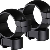 TruGlo TGTG8960B2 Lightweight Scope Rings  Matte Black 1" Medium 2 Screws (1 Per Side)