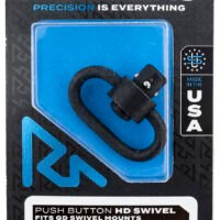 Rival Arms RA-RA92S1B HD Swivel  Black Manganese Phosphate Steel with 1.25" Loop & Push Button
