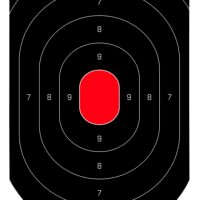 Birchwood Casey 35609 Dirty Bird  Oval Paper Target 12" x 18" 50 Per Pkg