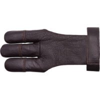 30-06 CowHide Shooting Glove Brown 3 Finger Large