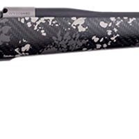 Weatherby MBT20N65RWR6B Mark V Backcountry 2.0 Ti 6.5 Wthby RPM 3+1 24" Barrel, Graphite Black Cerakote Metal Finish, Black with Gray/White Sponge Accents Peak 44 Blacktooth Stock