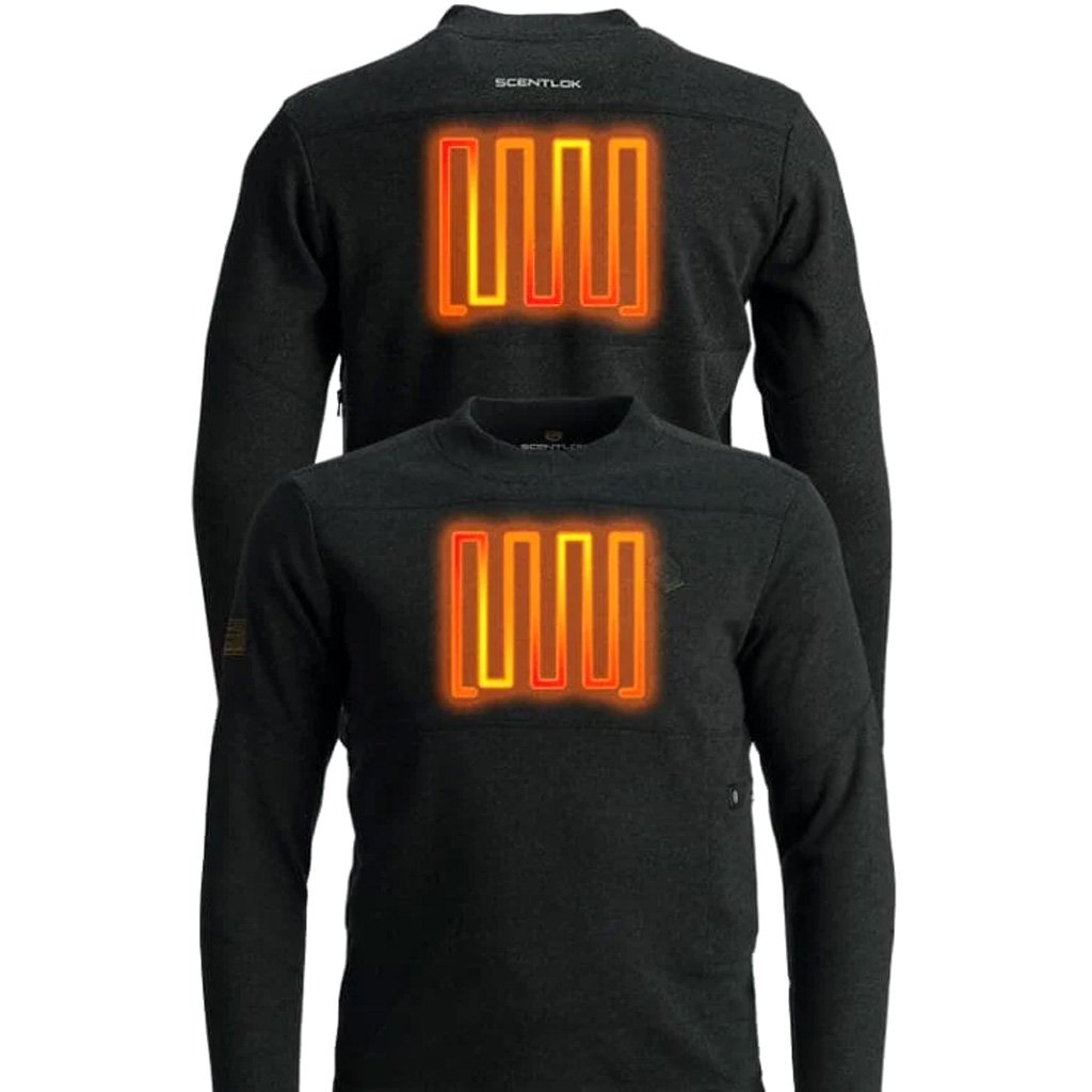ScentLok BE:1 Trek Heated Base Shirt Blackout Black 2X-Large - Image 3