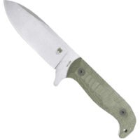 CobraTec PSK Knife Black Dark Stonewash Fixed Blade OD Green Satin Stonewash