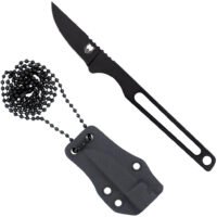 CobraTec Surgeon Knife Fixed Blade Black