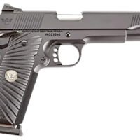 Wilson Combat CQBFS9A CQB  Full Size Frame 9mm Luger 10+1 5" Match Grade Barrel, Black Serrated Carbon Steel Slide, Black Armor-Tuff Carbon Steel Frame w/Beavertail, Black G10 Starburst Grip