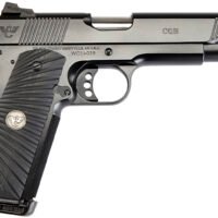 Wilson Combat CQBFS9 1911 CQB Full Size Frame 9mm Luger 10+1 5" Match Grade Barrel, Black Serrated Carbon Steel Slide, Black Armor-Tuff Carbon Steel Frame w/Beavertail, Black G10 Starburst Grip