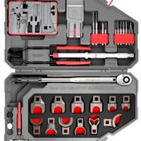 Real Avid AVAMKPRO Armorer's Master Kit Pro Gray/Red AR-15