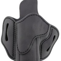 1791 Gunleather ORBH24SSBLL BH2.4S Optic Ready OWB Size 2.4S Stealth Black Leather Belt Slide Fits FN 509/HK VP9SK Left Hand