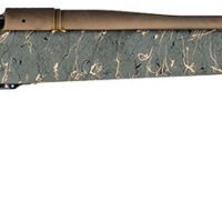 Christensen Arms 8010201200 Mesa Long Range 6.5 PRC 4+1 26" Threaded Barrel, Burnt Bronze Cerakote, Green with Black/Tan Webbing Stock