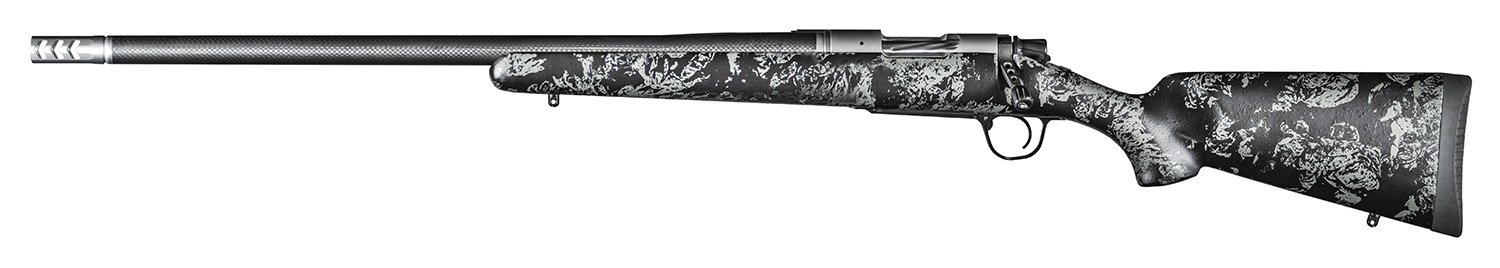 Christensen Arms 8010618200 Ridgeline FFT 300 Win Mag 3+1 22" Carbon Fiber/Threaded Barrel, Stainless Steel, Black with Gray Accents Stock, Left Hand
