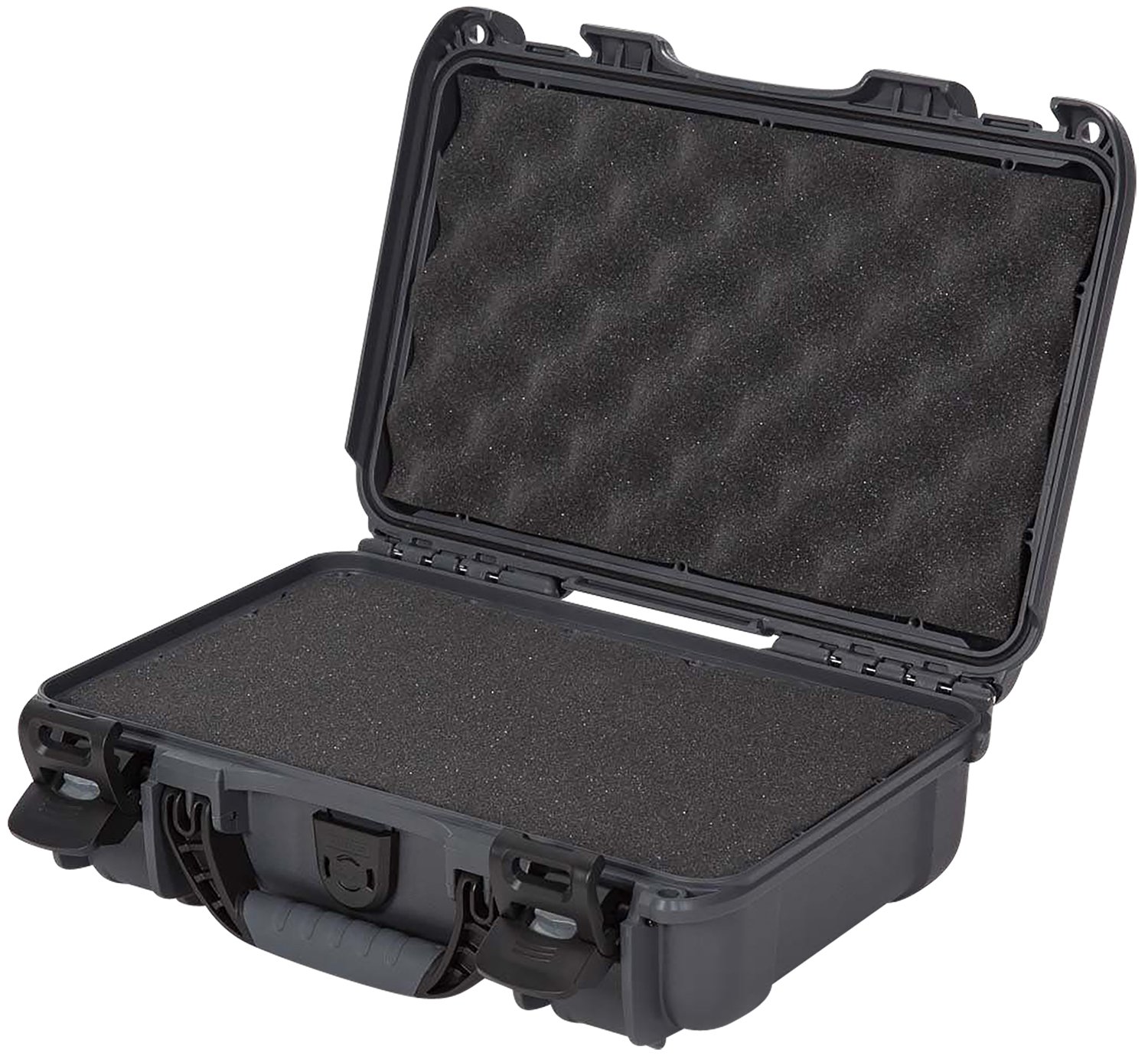 Nanuk 9091007 909 Waterproof & Airline Approved Graphite Resin w/ Cubed Foam 11.44" L x 7" W x 3.68" H Interior Dimensions