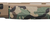 Charles Daly 930328 601 12 Gauge 4+1 3" 28" Vent Rib Barrel, Flat Dark Earth Finish Aluminum Receiver, Woodland Camo Synthetic Stock, Includes 3 Choke Tubes