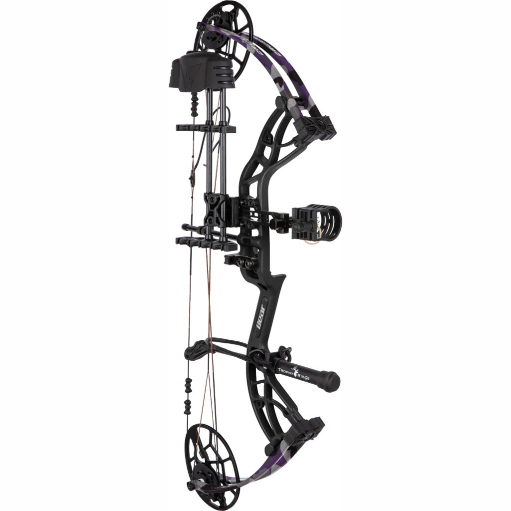 Bear Cruzer G4 RTH Bow Package Black/Fred Bear Twilight 70 lbs. RH - Image 3
